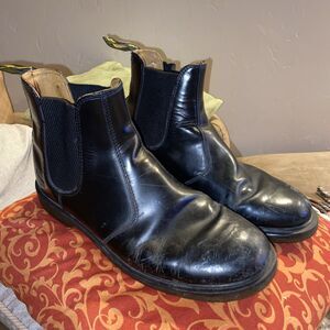 Dr. Doc Martens Air Wair Embury Black Chelsea Slip On Boot Men’s US 12 UK 11